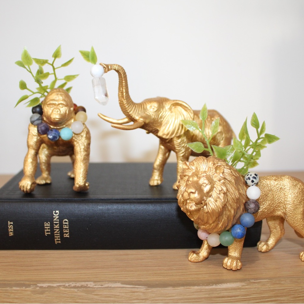 Gold Wild Animals Decor